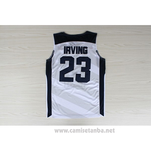 Camiseta USA 2012 Kyrie Irving #23 Blanco